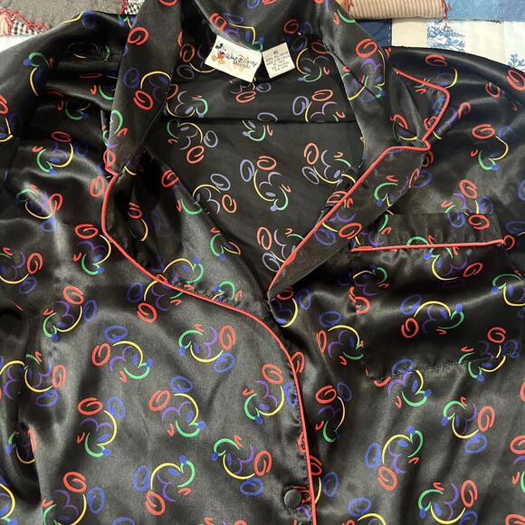 Walt Disney World Pajama Xl Short Sleeved Mickey Mouse - Picture 1 of 4